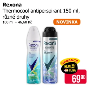 Sleva na produkty Rexona