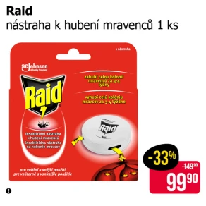 Sleva na produkty Raid