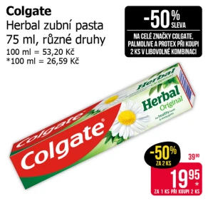 Sleva na produkty Colgate