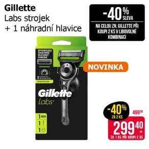 Sleva na produkty Gillette