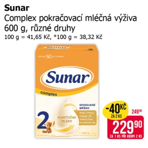 Sleva na produkty Sunar