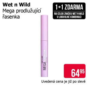 Akce 1+1 zdarma na celou značku Wet n Wild v libovolné kombinaci