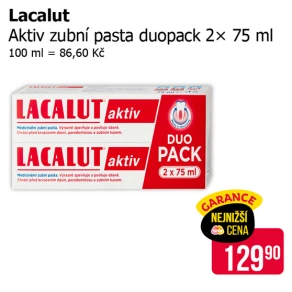 Sleva na produkty Lacalut