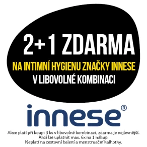 Akce 2+1 zdarma na intimní hygienu značky Innese při koupi 3 ks v libovolné kombinaci