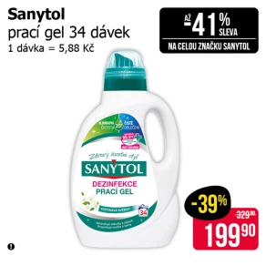 Sleva na produkty Sanytol