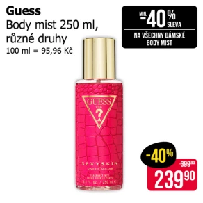 Sleva na produkty Guess