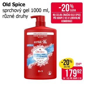 Sleva na produkty Old Spice
