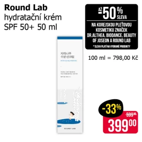 Sleva na produkty Round Lab