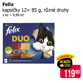 Sleva na produkty Felix