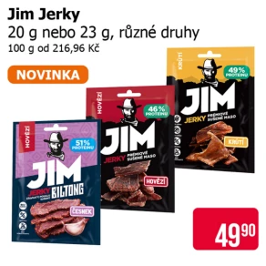 Sleva na produkty Jim Jerky