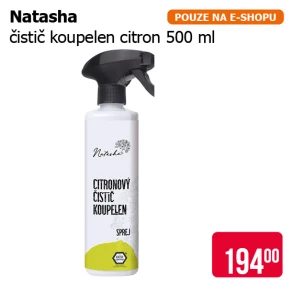 Natasha čistič koupelen citron 500 ml
