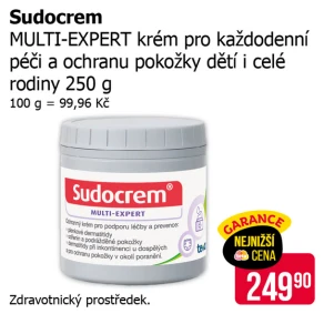 Sleva na produkty Sudocrem