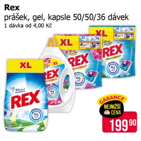 Sleva na produkty Rex