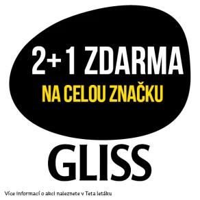 Akce 2+1 zdarma na celou značku Gliss v libovolné kombinaci