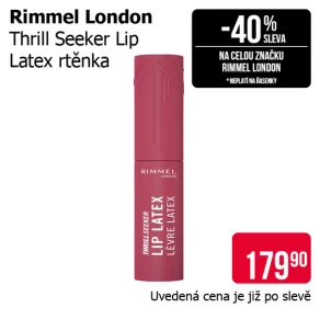 Sleva na produkty Rimmel London