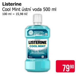 Sleva na produkty Listerine