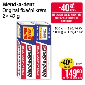 Sleva na produkty Blend-a-Dent