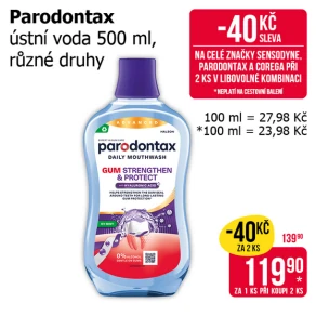 Sleva na produkty Parodontax