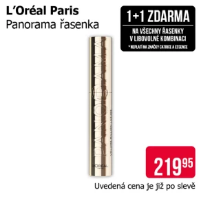 Akce 1+1 zdarma na všechny řasenky v libovolné kombinaci