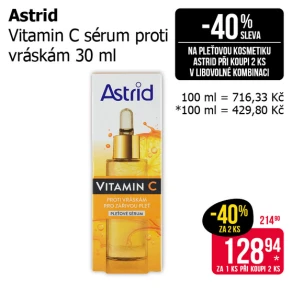 Sleva na produkty Astrid