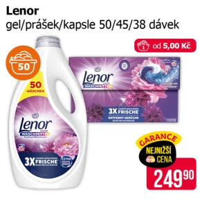 Sleva na produkty Lenor
