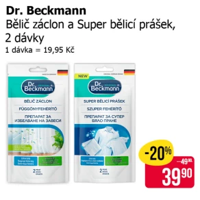 Sleva na produkty Dr. Beckmann