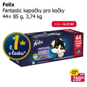 Sleva na produkty Felix