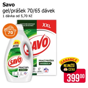 Sleva na produkty Savo