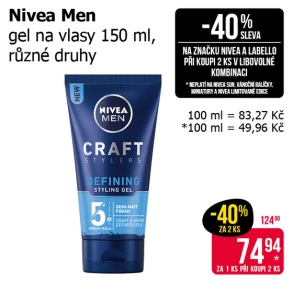 Sleva na produkty Nivea