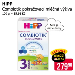 Sleva na produkty HiPP