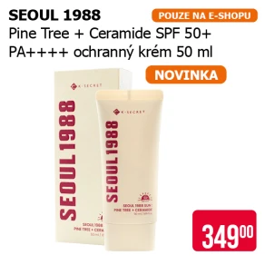 SEOUL 1988 Pine Tree + Ceramide SPF50+ PA++++ ochranný krém 50 ml