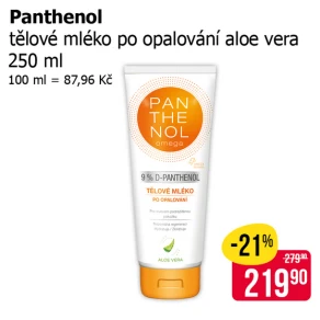 Sleva na produkty Panthenol