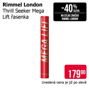 Sleva na produkty Rimmel London