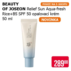 BEAUTY OF JOSEON Relief Sun Aqua-fresh Rice+B5 SPF50 opalovací krém 50 ml