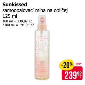 Sleva na produkty Sunkissed