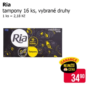 Sleva na produkty Ria