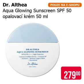 Dr. Althea Aqua Glowing Sunscreen SPF50 opalovací krém 50 ml