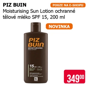 PIZ BUIN Moisturising Sun Lotion ochranné tělové mléko SPF15 200 ml