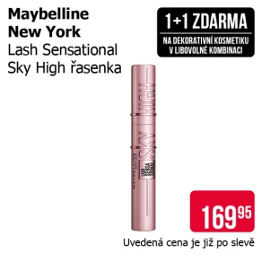 Akce 1+1 zdarma na dekorativní kosmetiku v libovolné kombinaci