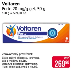 Sleva na produkty Voltaren