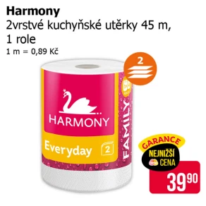 Sleva na produkty Harmony