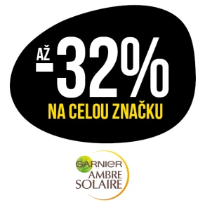 Sleva až 32 % na celou značku Garnier Ambre Solaire