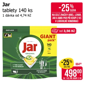 Sleva na produkty Jar