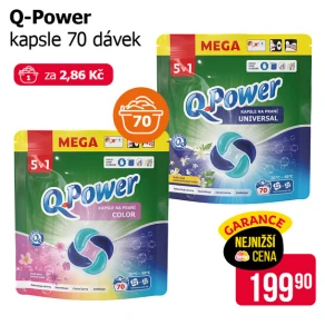 Sleva na produkty Q-Power