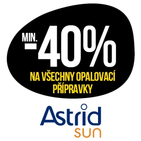 Sleva min. 40 % na všechny opalovací přípravky značky Astrid Sun