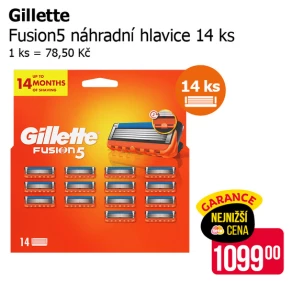 Sleva na produkty Gillette