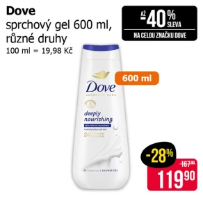 Sleva na produkty Dove