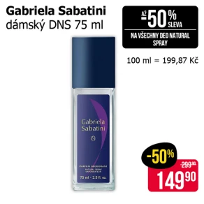 Sleva na produkty Gabriela Sabatini