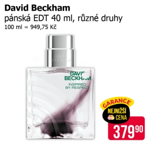 Sleva na produkty David Beckham