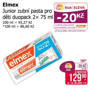 Sleva na produkty Elmex